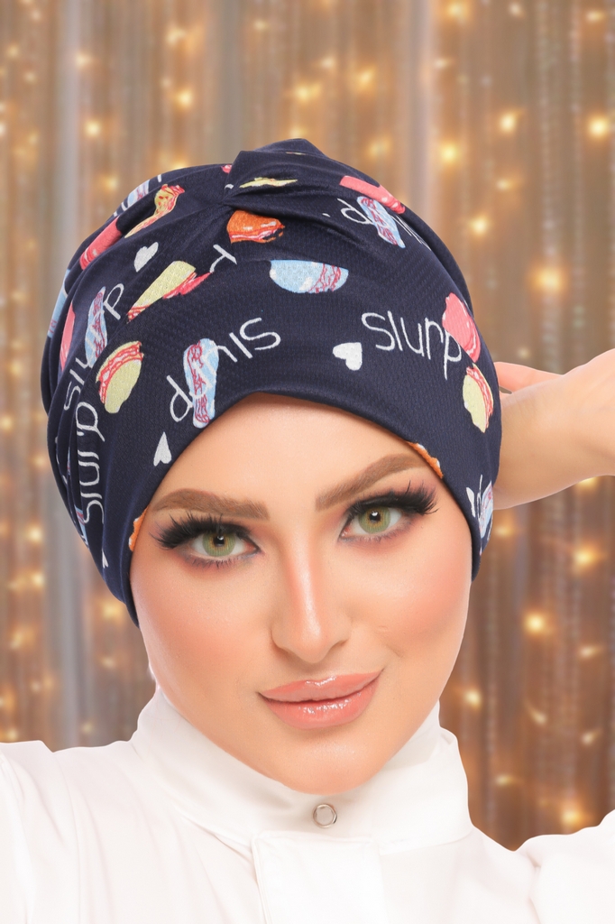 Cap Two-piece Cap Liverpool material - Smile Turbans - 1514