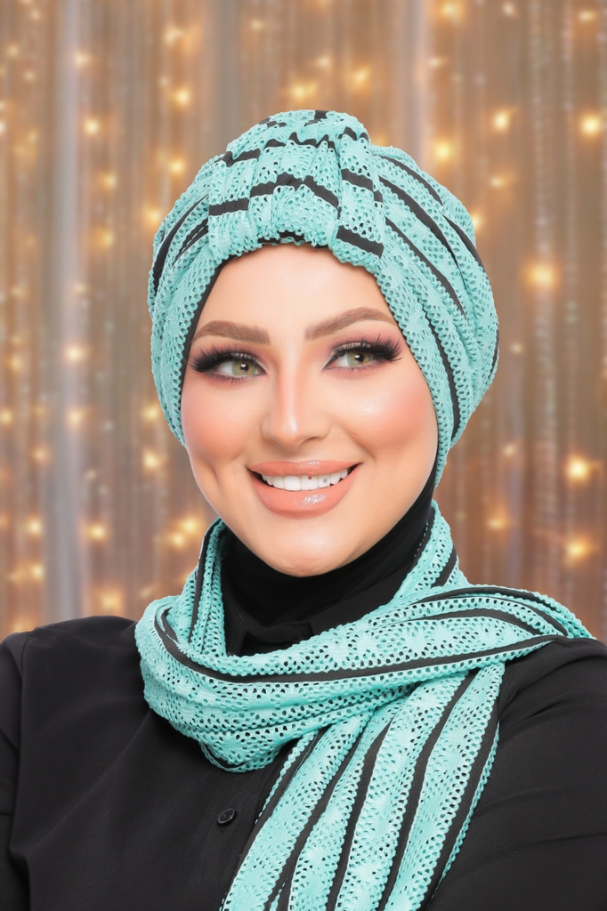Turban  & Scarf Crown kink - Smile Turbans - 1551