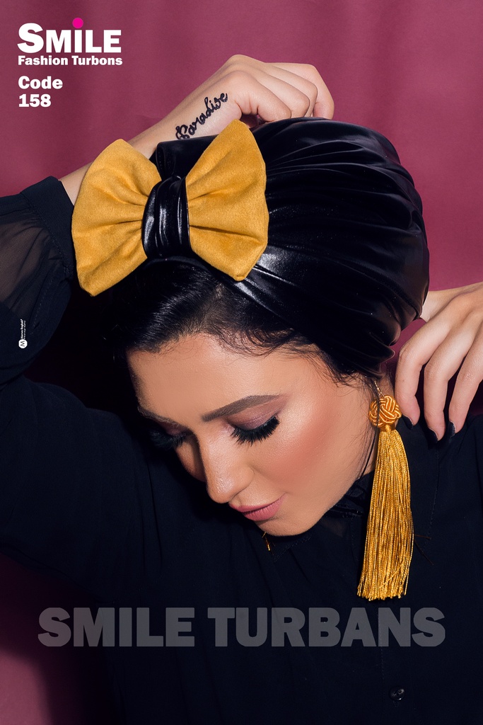 Turban Bow disco - Smile Turbans - 158