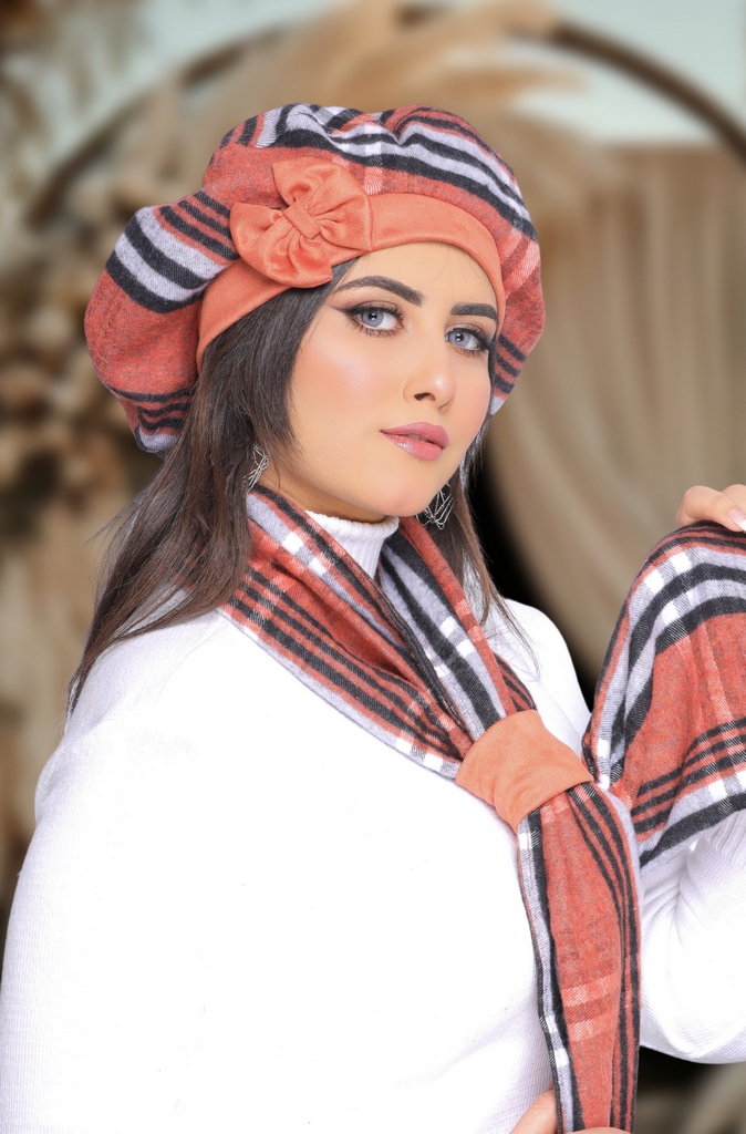 Beret & Scarf Beret Gogh - Smile Turbans - 1623