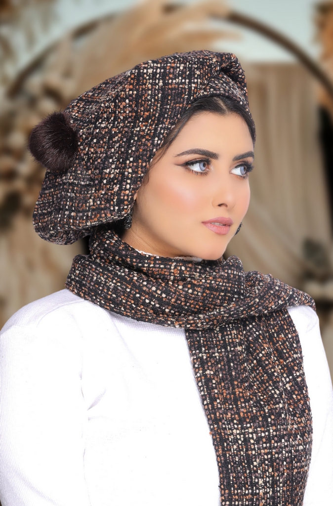 IceCap  & Scarf IceCap  knitwear - Smile Turbans - 1630