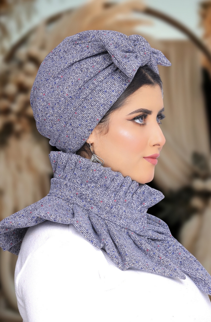 Turban  & Scarf Bow one piece Gogh - Smile Turbans - 1635