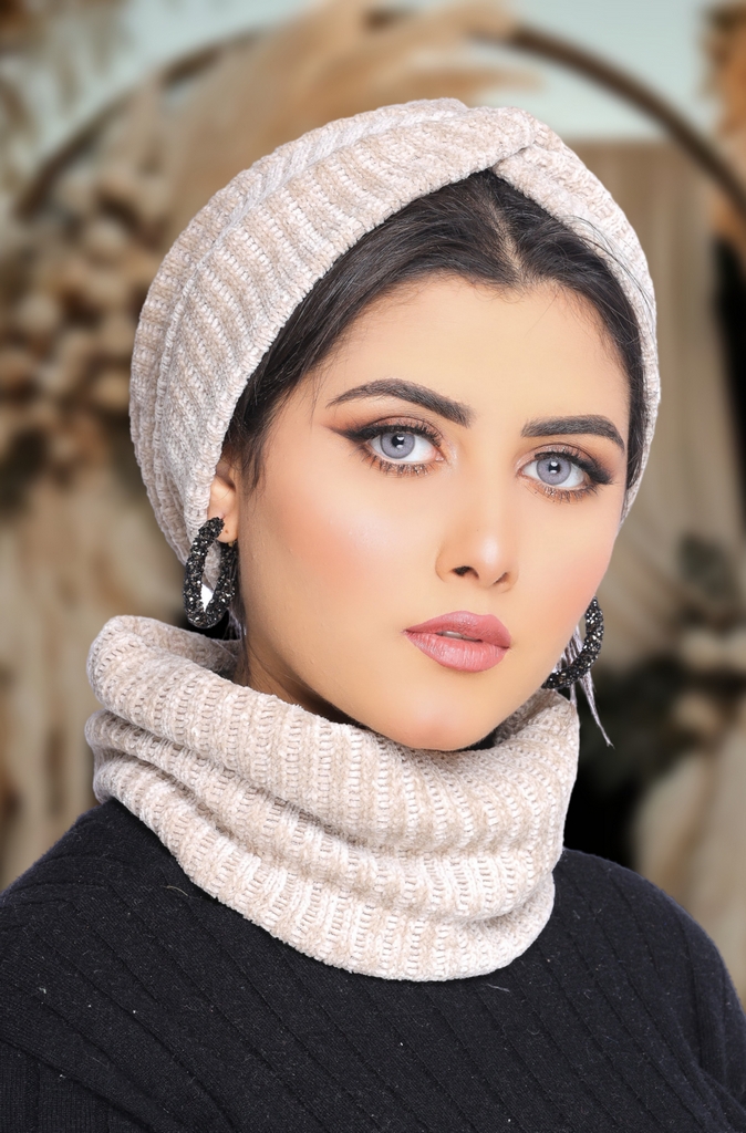 Turban  & Scarf Crocs one piece knitwear - Smile Turbans - 1666