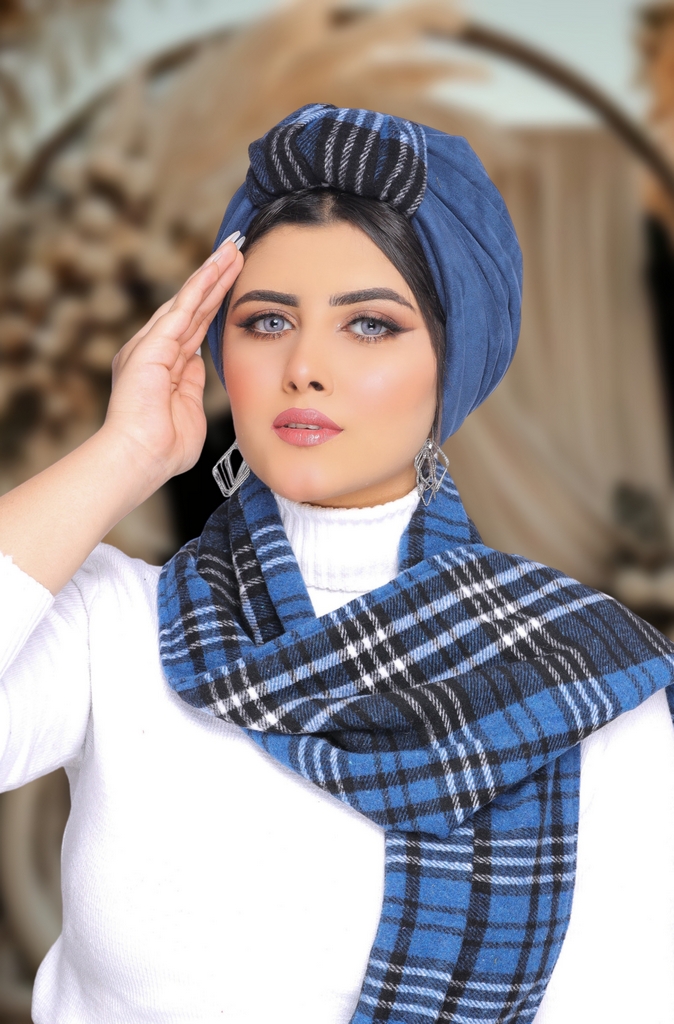 Turban  & Scarf Crown one piece Gogh - Smile Turbans - 1677