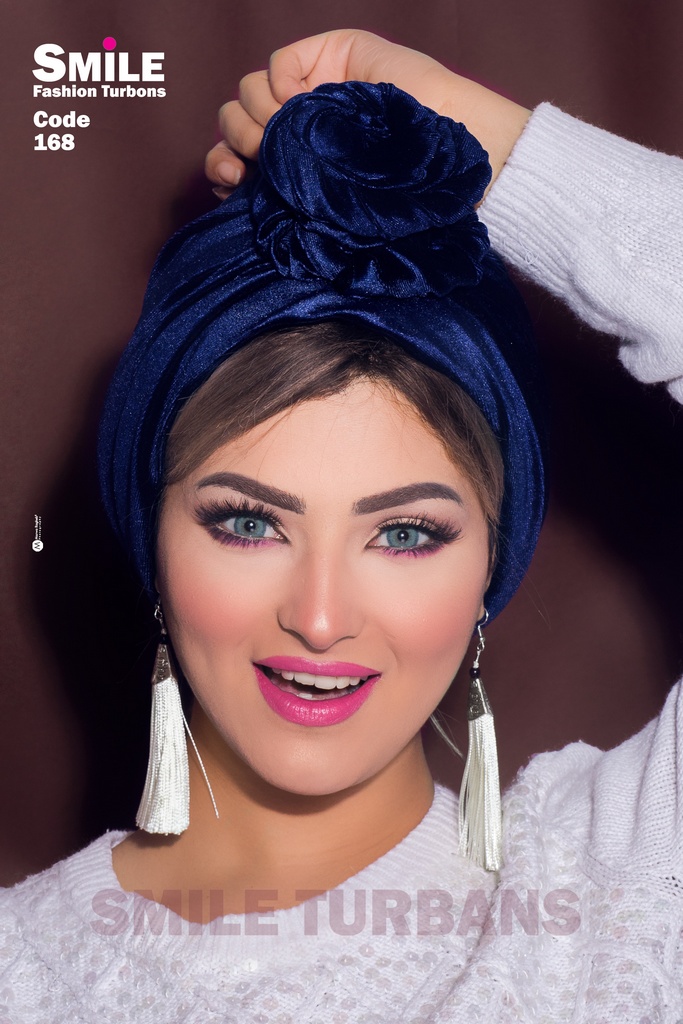 Turban cupcake velvet - Smile Turbans - 168