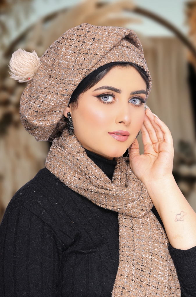 IceCap  & Scarf IceCap  knitwear - Smile Turbans - 1691