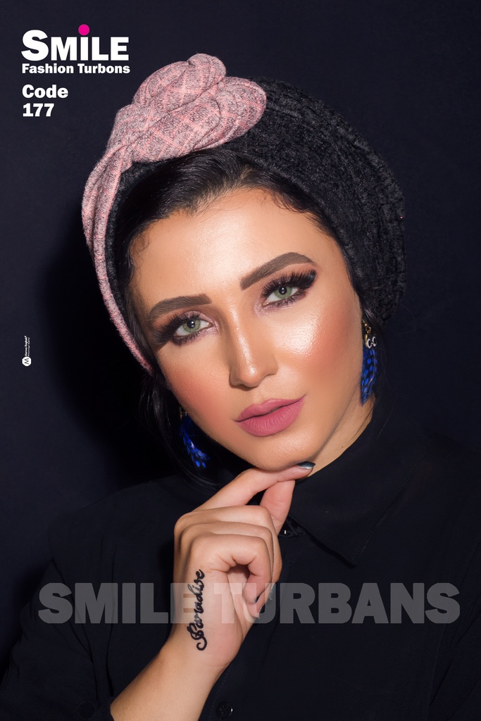 Turban cupcake brooch - Smile Turbans - 177