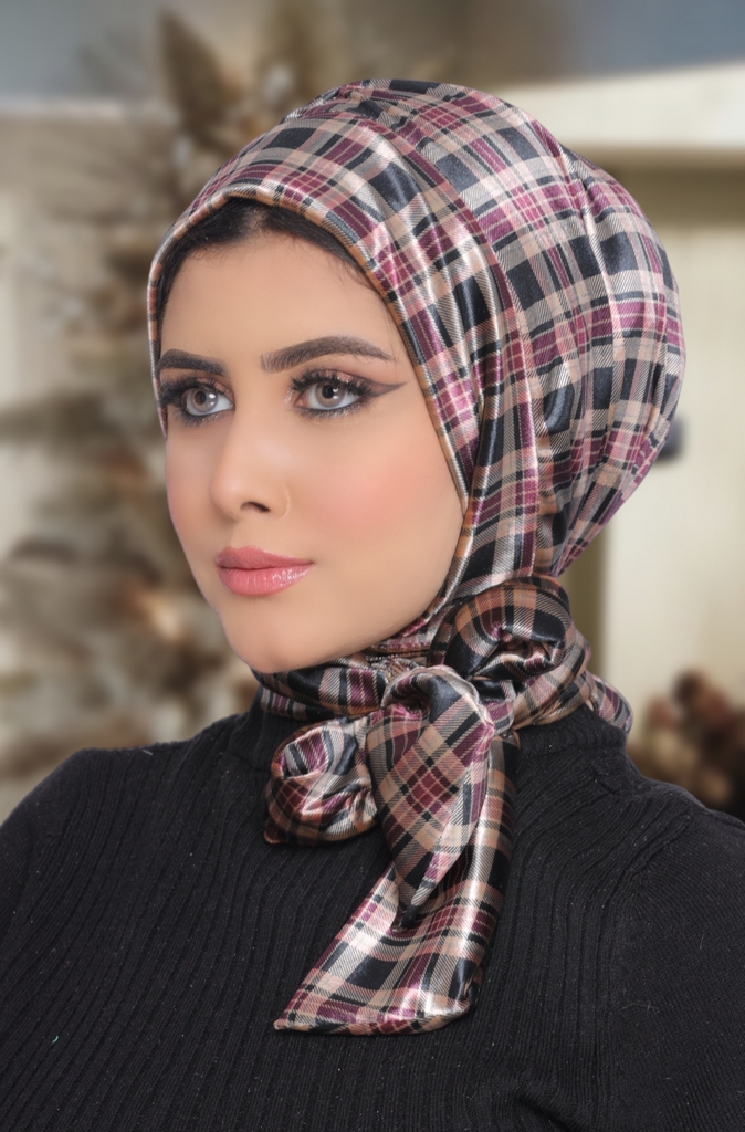 Hijab Ready-made hijab without pins velvet - Smile Turbans - 1774