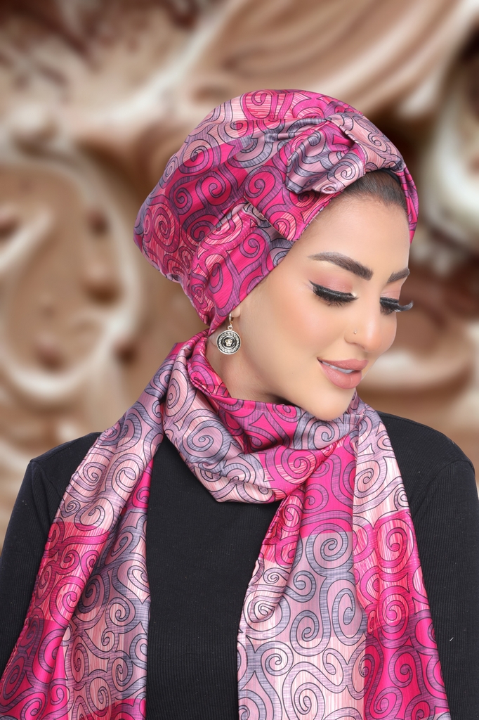 Turban  & Scarf Half a bow, one piece stan - Smile Turbans - 1818
