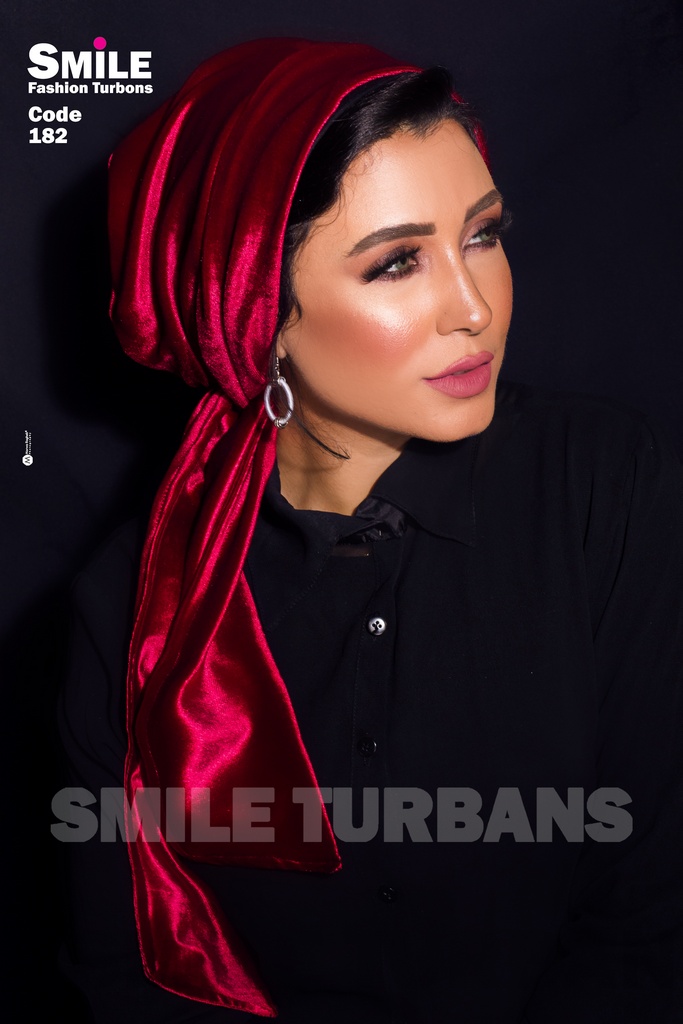 Turban tie velvet - Smile Turbans - 182