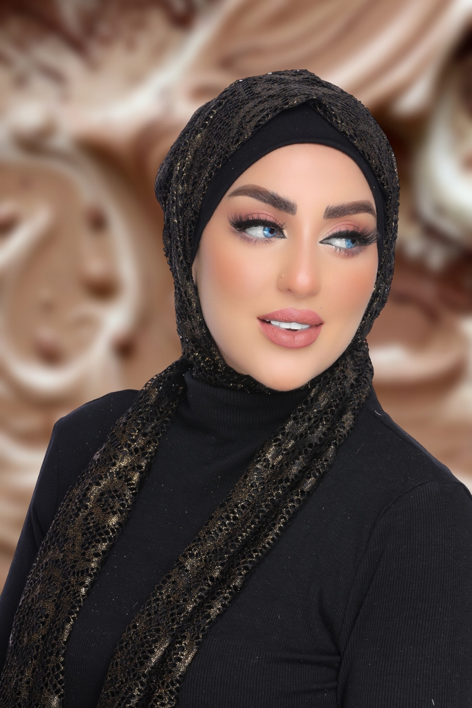 Hijab Ready-made hijab without pins kink - Smile Turbans - 1851