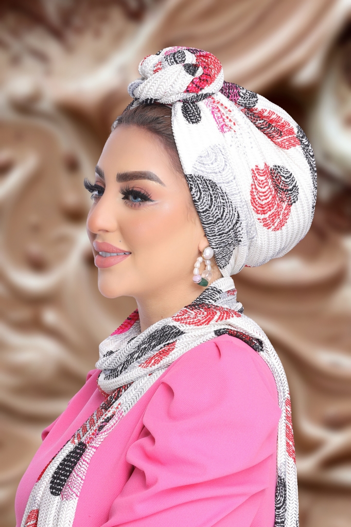Turban  & Scarf cupcake kink - Smile Turbans - 1863