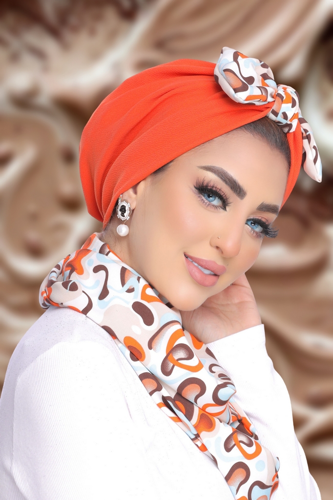 Turban  & Scarf Bow sph - Smile Turbans - 1879