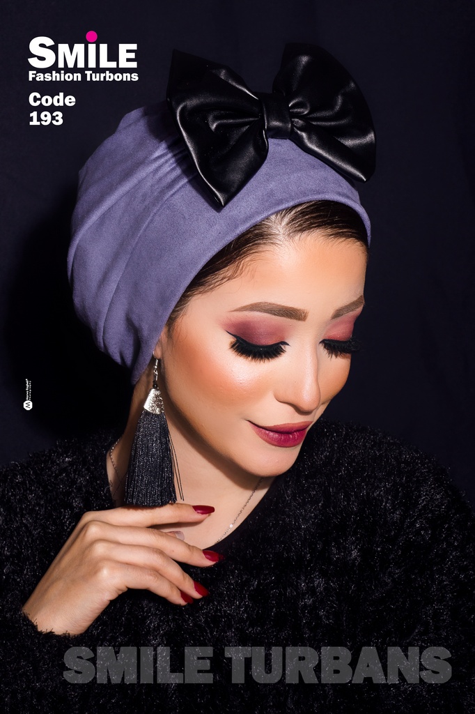 Turban Bow suede - Smile Turbans - 193