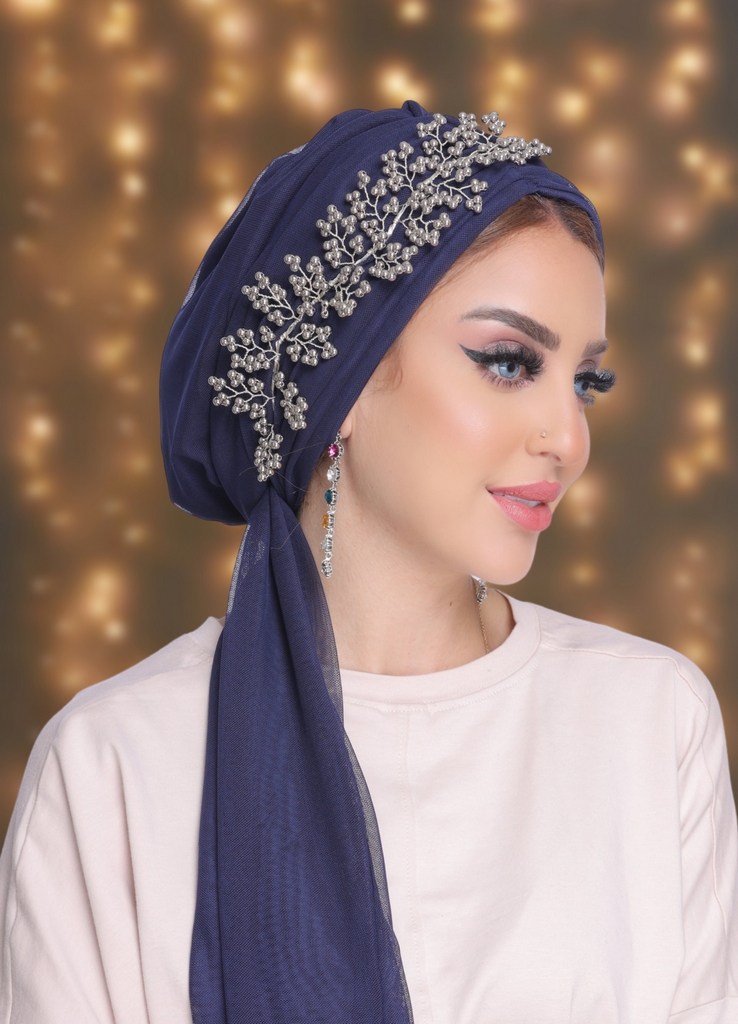 Turban tie swarovski Tulle - Smile Turbans - 2009