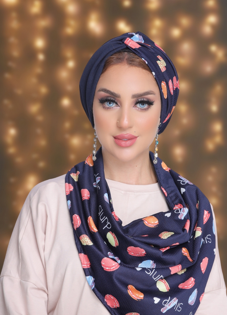 Turban  & Scarf Crocs crochet - Smile Turbans - 2016