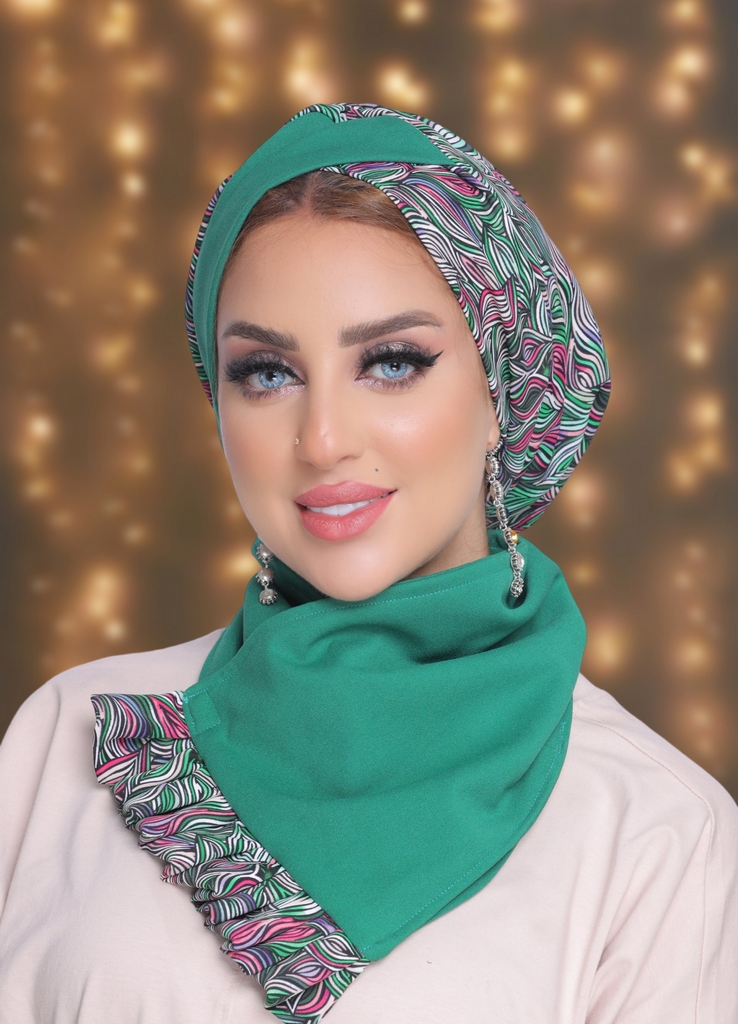 Turban  & Scarf Crocs crepe material - Smile Turbans - 2025
