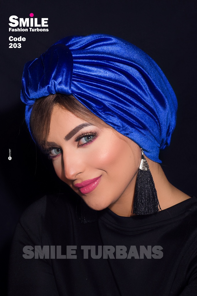 Turban one piece velvet - Smile Turbans - 203