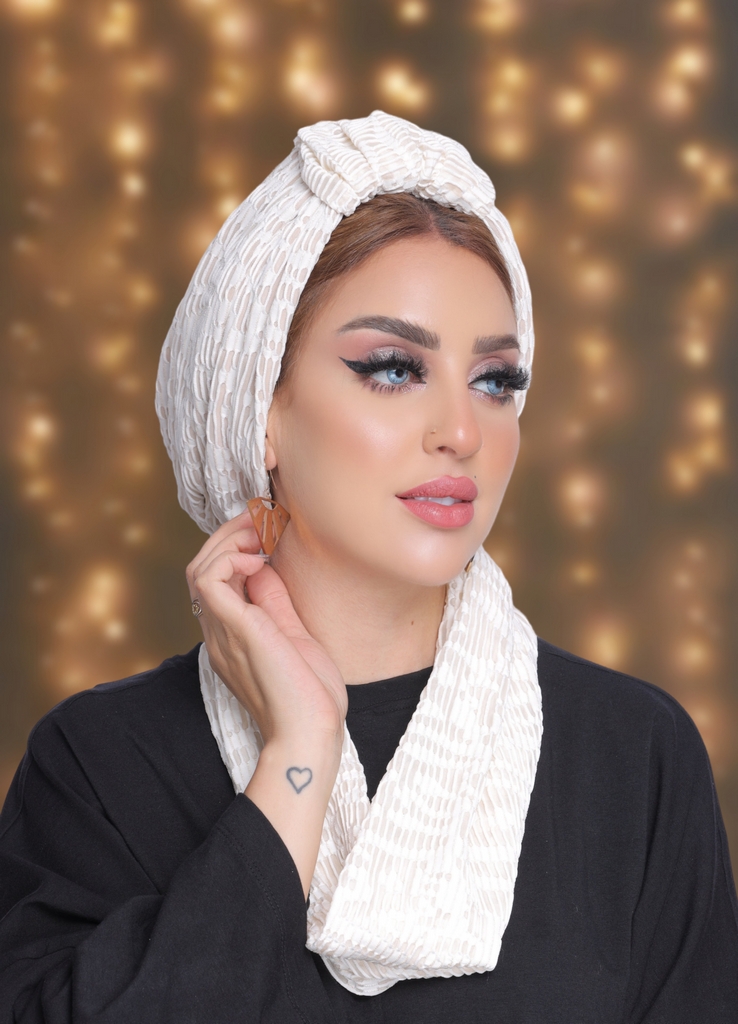 Turban  & Scarf closed scarf koresha - Smile Turbans - 2057