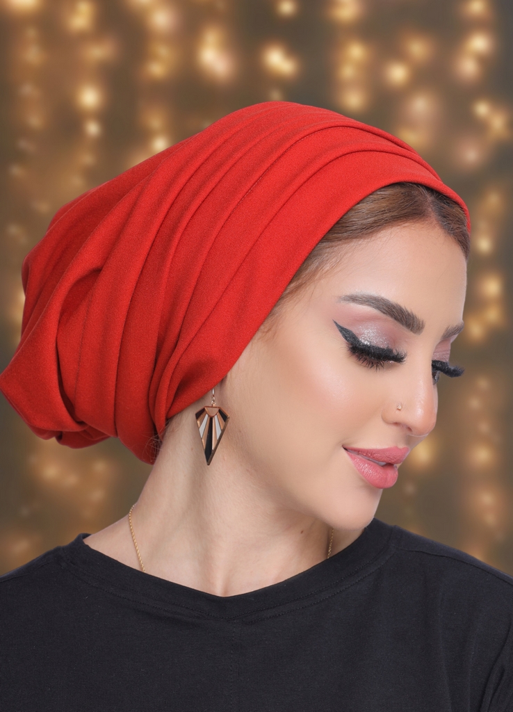 Turban one piece crepe material - Smile Turbans - 2059