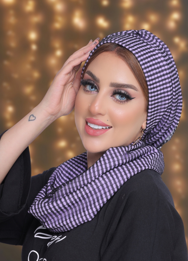 Turban  & Scarf closed scarf tulle - Smile Turbans - 2073