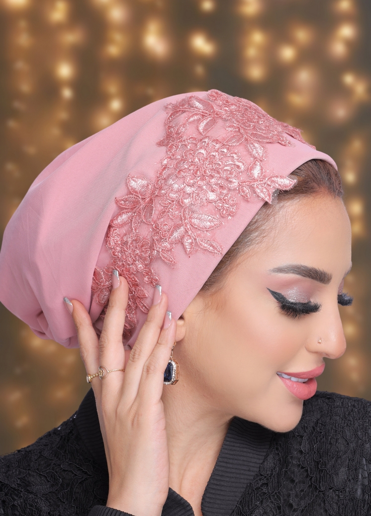 Turban flower Joubert tulle - Smile Turbans - 2086