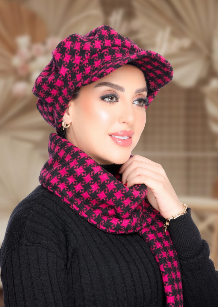 Beret & Scarf Cap Gogh - Smile Turbans - 2099