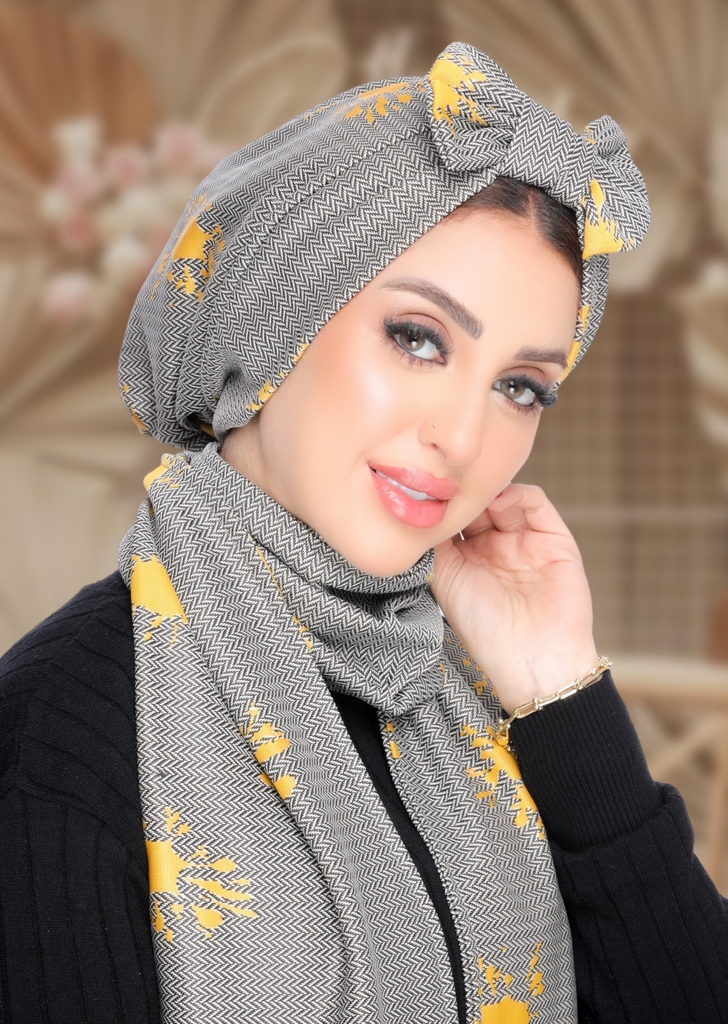 Turban  & Scarf Crocs&bow Lacoste - Smile Turbans - 2133