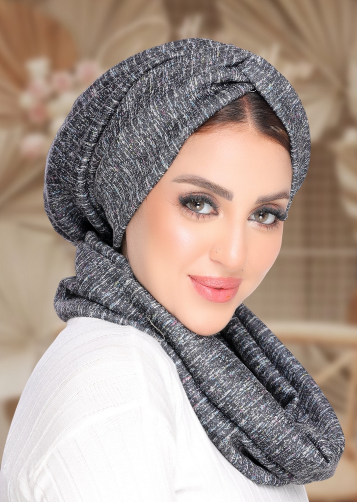 Turban  & Scarf Crocs wool - Smile Turbans - 2140