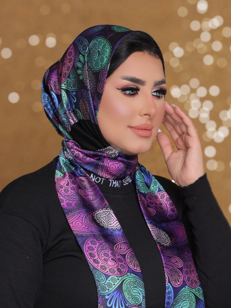 Hijab Ready-made hijab without pins satin - Smile Turbans - 2168