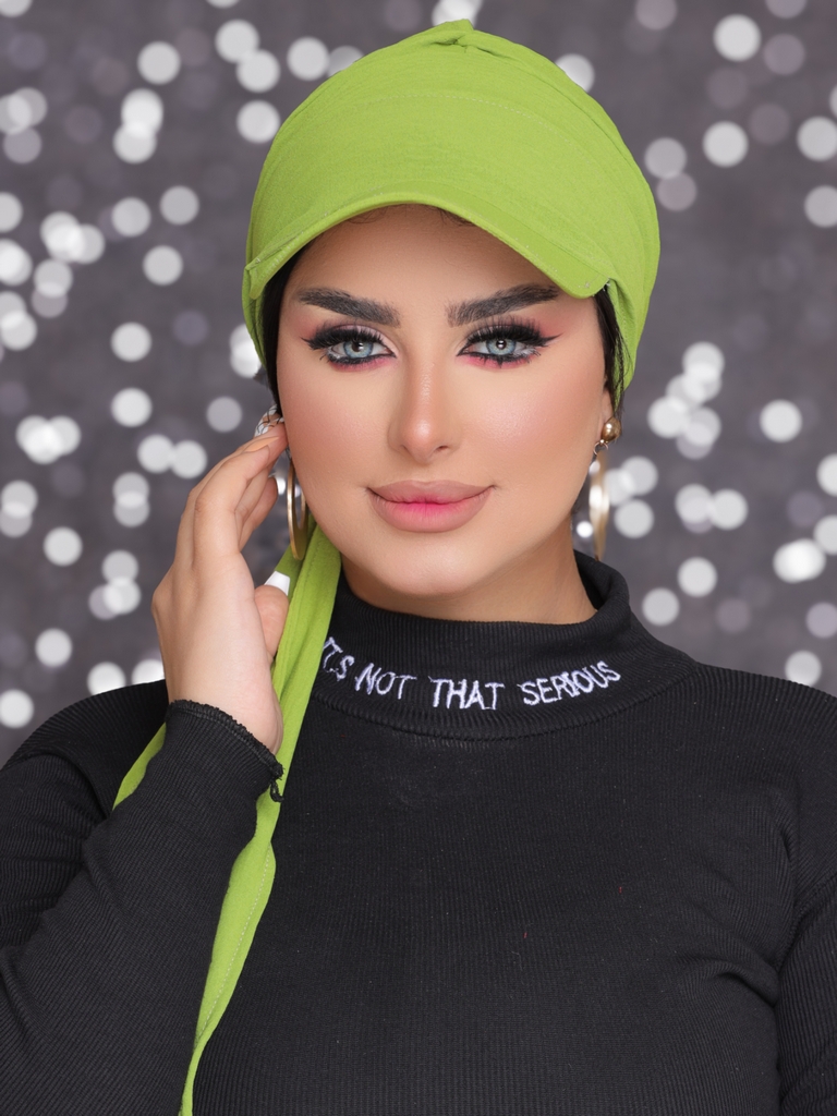 Cap Cap crepe material - Smile Turbans - 2181