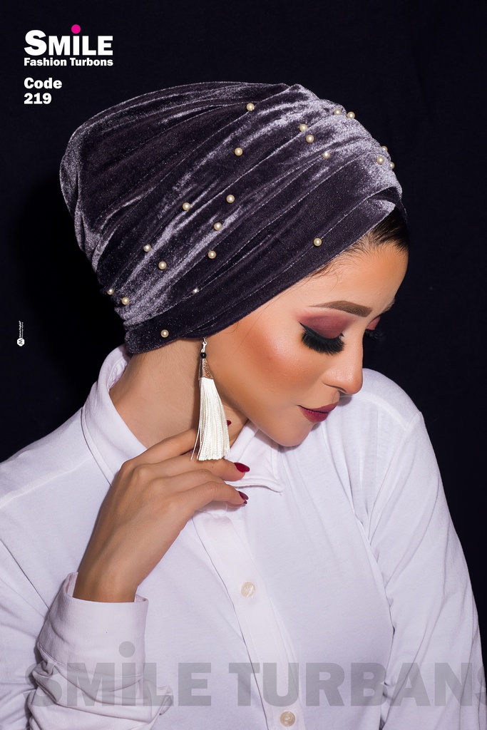 Turban Scotch velvet - Smile Turbans - 219
