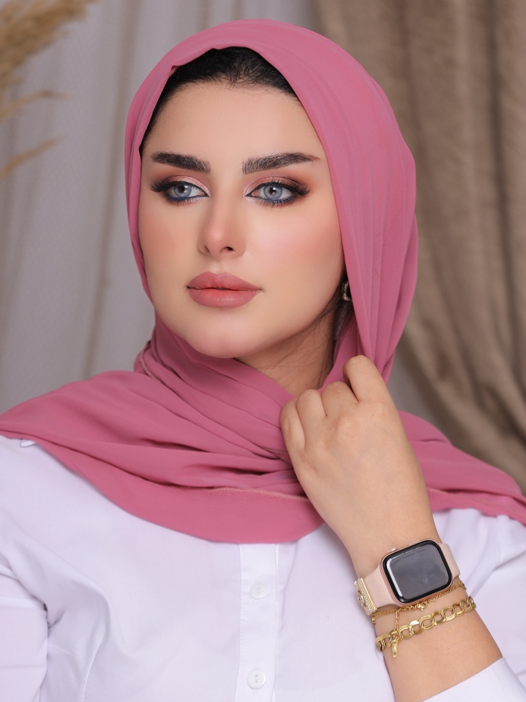 Hijab Ready-made hijab without pins chiffon - Smile Turbans - 2220