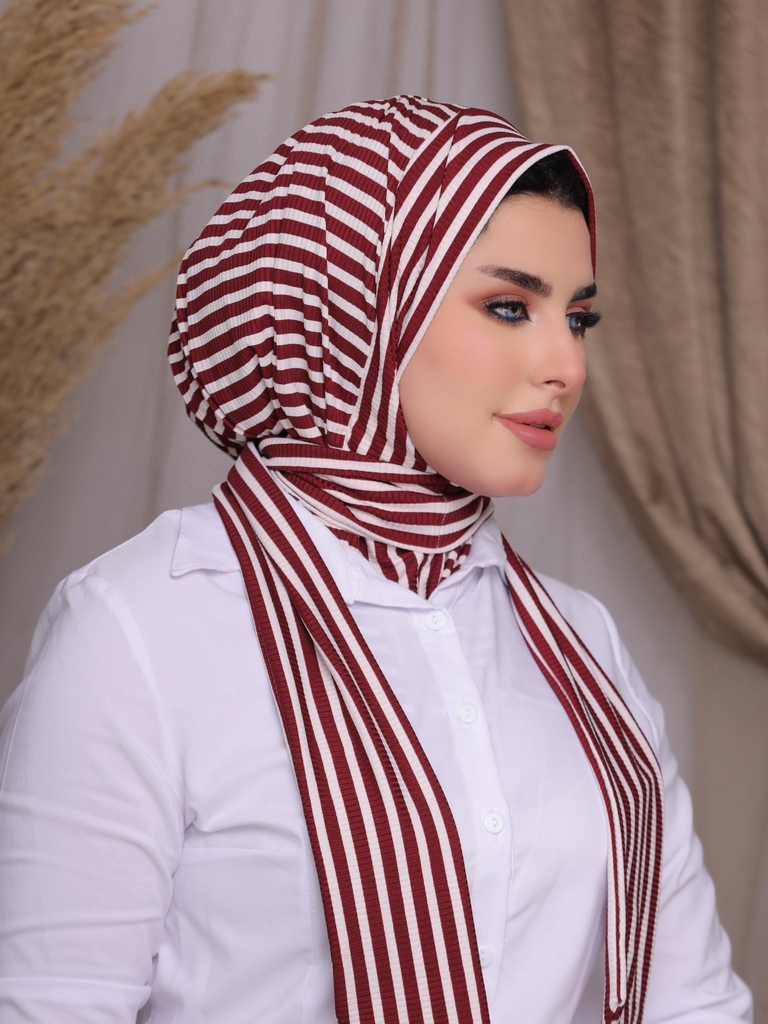 Hijab Ready-made hijab without pins satin - Smile Turbans - 2228