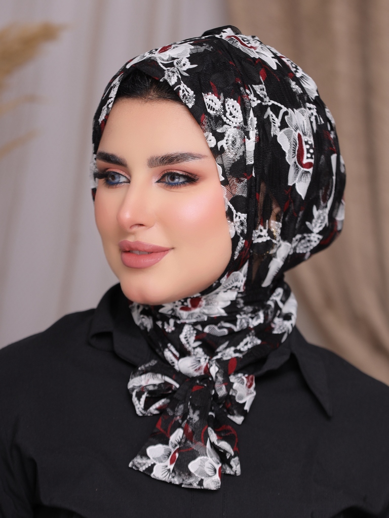 Hijab Ready-made hijab without pins tulle - Smile Turbans - 2233