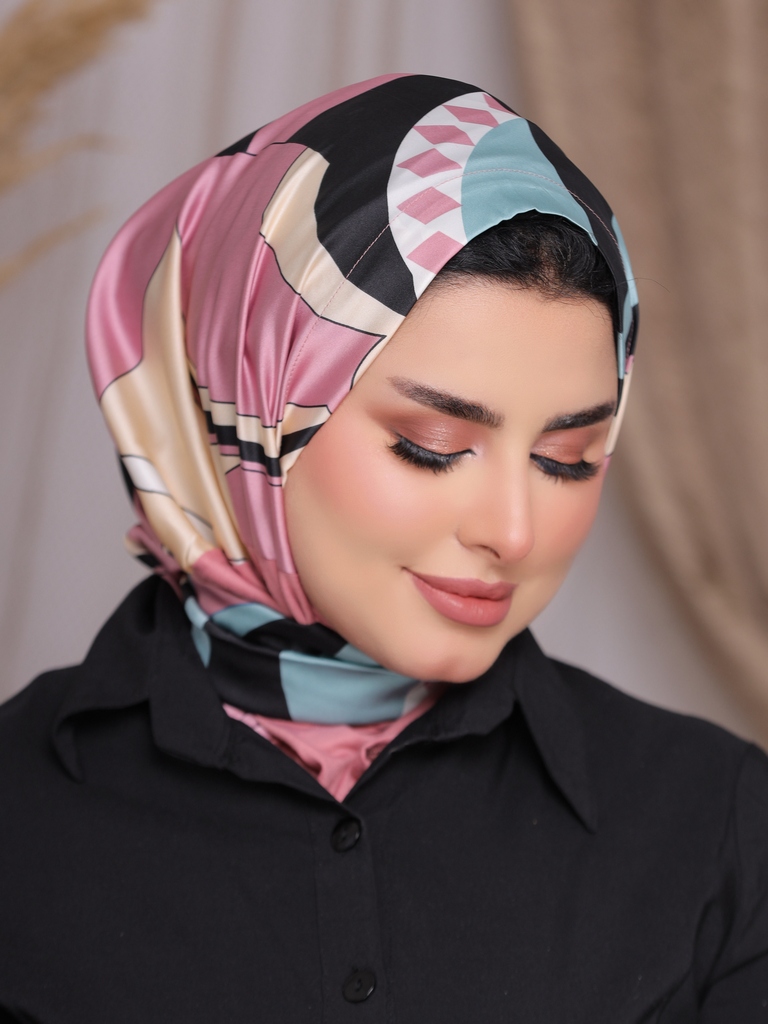 Hijab Ready-made hijab without pins satin - Smile Turbans - 2234