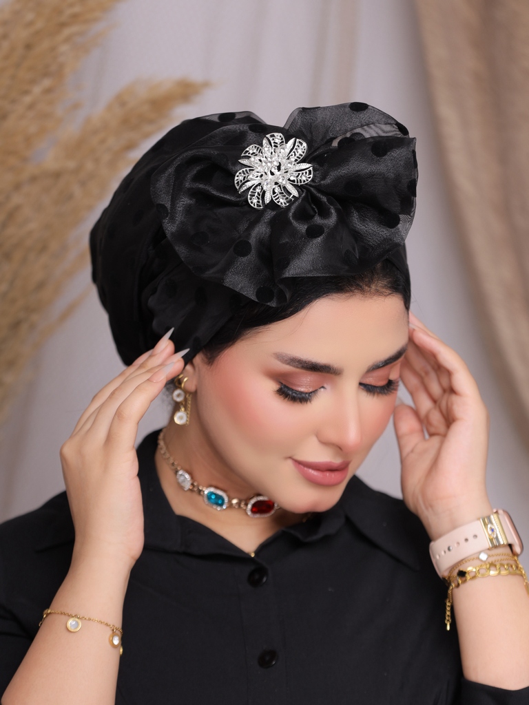 Turban swarovski tulle - Smile Turbans - 2241