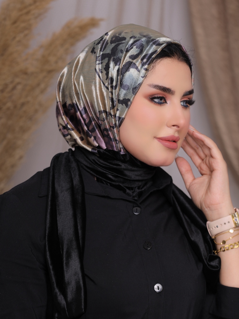 Hijab Ready-made hijab without pins velvet - Smile Turbans - 2253