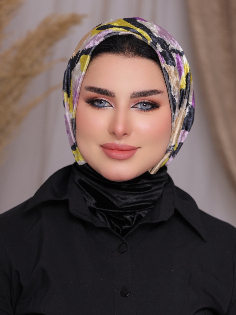 Hijab Ready-made hijab without pins velvet - Smile Turbans - 2258