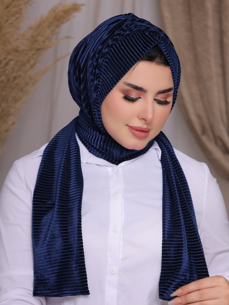Hijab Ready-made hijab without pins velvet - Smile Turbans - 2267