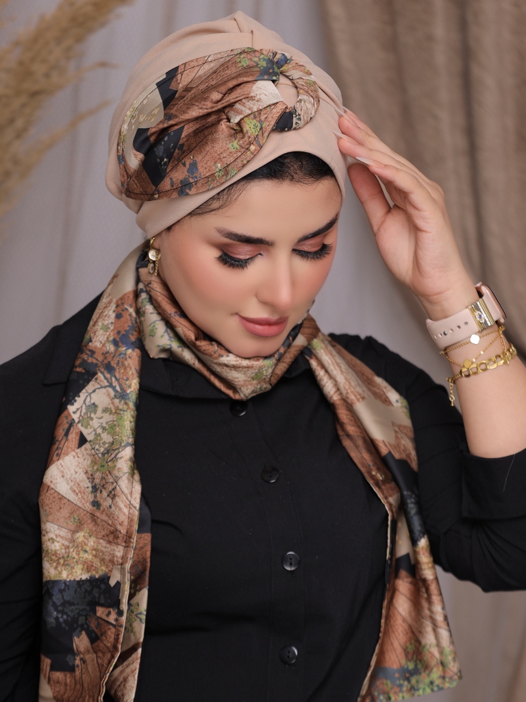 Turban  & Scarf wire satin - Smile Turbans - 2275