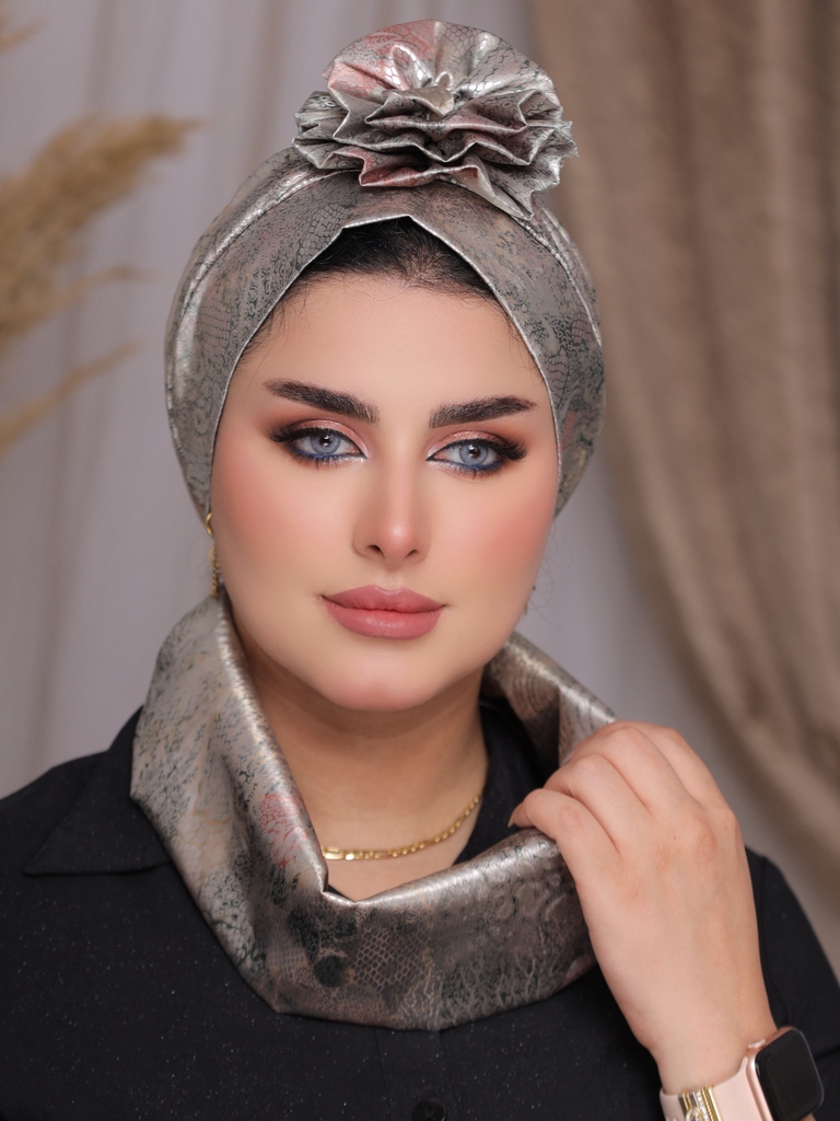 Turban  & Scarf flower disco - Smile Turbans - 2277