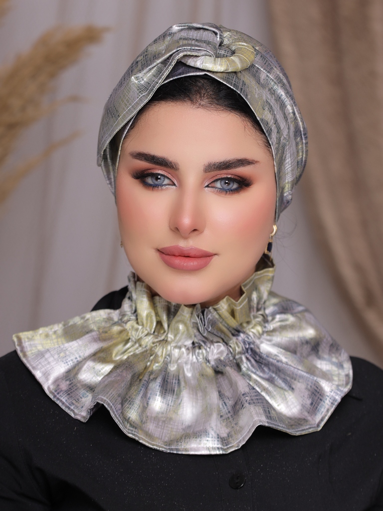 Turban  & Scarf two piece disco - Smile Turbans - 2278