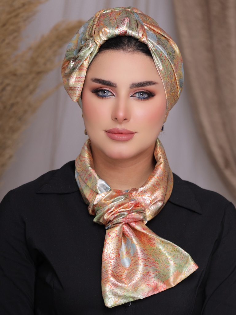 Turban  & Scarf Half a bow disco - Smile Turbans - 2289
