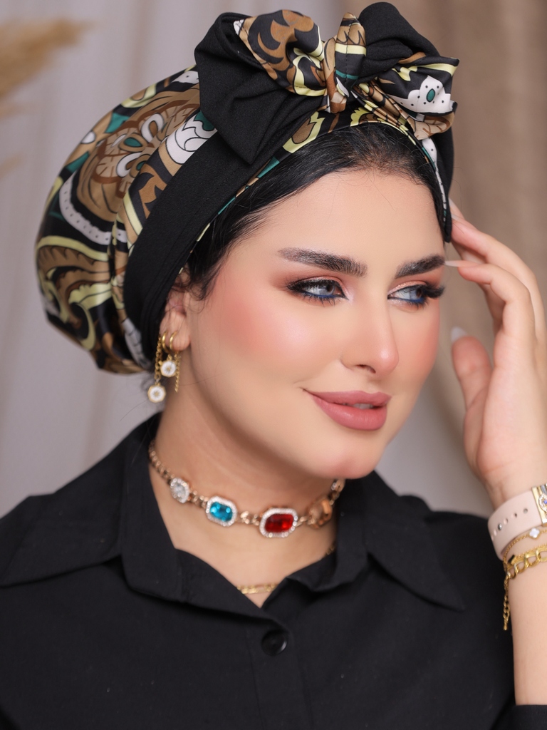 Turban Multi-way satin - Smile Turbans - 2296