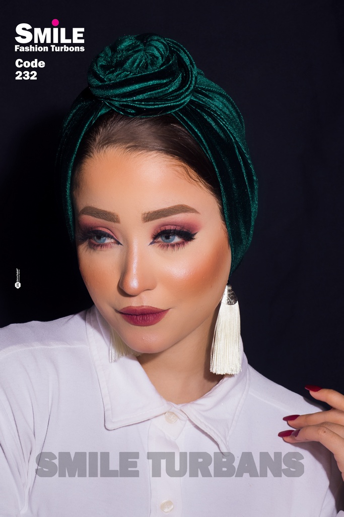 Turban cupcake velvet - Smile Turbans - 232