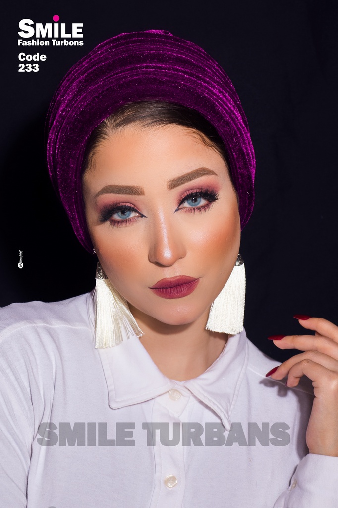 Turban Scotch velvet - Smile Turbans - 233