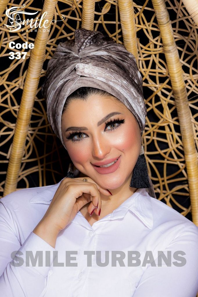 Turban Multi-way Jersey material - Smile Turbans - 337