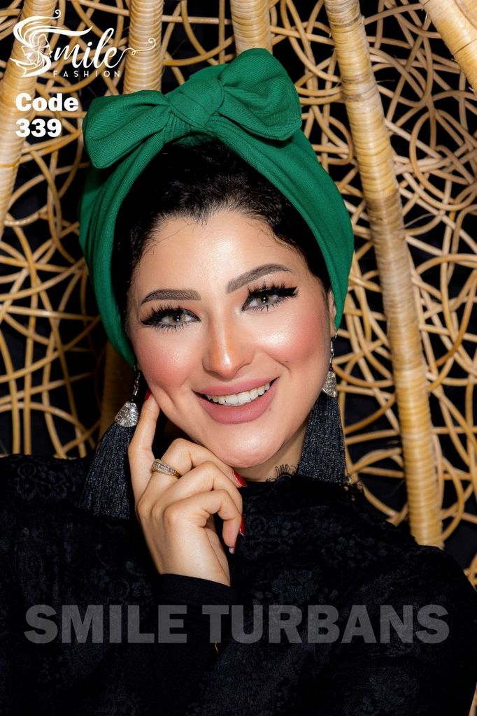 Turban Tied bow crepe - Smile Turbans - 339