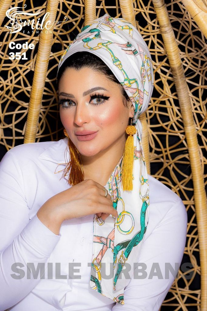 Turban Multi way tie Soft  material - Smile Turbans - 351
